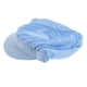 thumbnail image 2 of Cocinero Ajustable Hombres Mujeres Cocina Panadero Chef Elástico Cap Hat Catering Sky Blue C, 2 of 5
