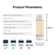 thumbnail image 3 of Memoria USB BORLTER CLAMP 512 GB USB 3.0 Tipo‑C Dorada, 3 of 7