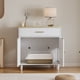 thumbnail image 2 of Cat Litter Box Enclosure with Scratch Pad, Hidden Litter Box Furniture, Wooden Pet House Sideboard, Storage Cabinet, Fit Most Cat and Litter Box, for Living Room Office, 2 of 3