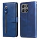 thumbnail image 1 of Funda con Cremallera para Motorola Moto G15, Carcasa Cartera de Cuero PU con Soporte y Tarjetero, 1 of 5