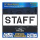 thumbnail image 1 of Plantilla Stencil ProStore 25 cm STAFF Profesional, 1 of 4