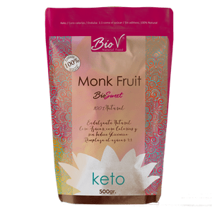 Monkfruit Blend 500G Endulzante Natural Sin Gluten Vegano Biov