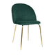 thumbnail image 1 of Silla Nordic Felpa Gold - Verde, 1 of 3