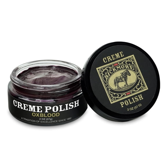 Esmalte para zapatos Bickmore color crema sangre de buey para zapatos de cuero