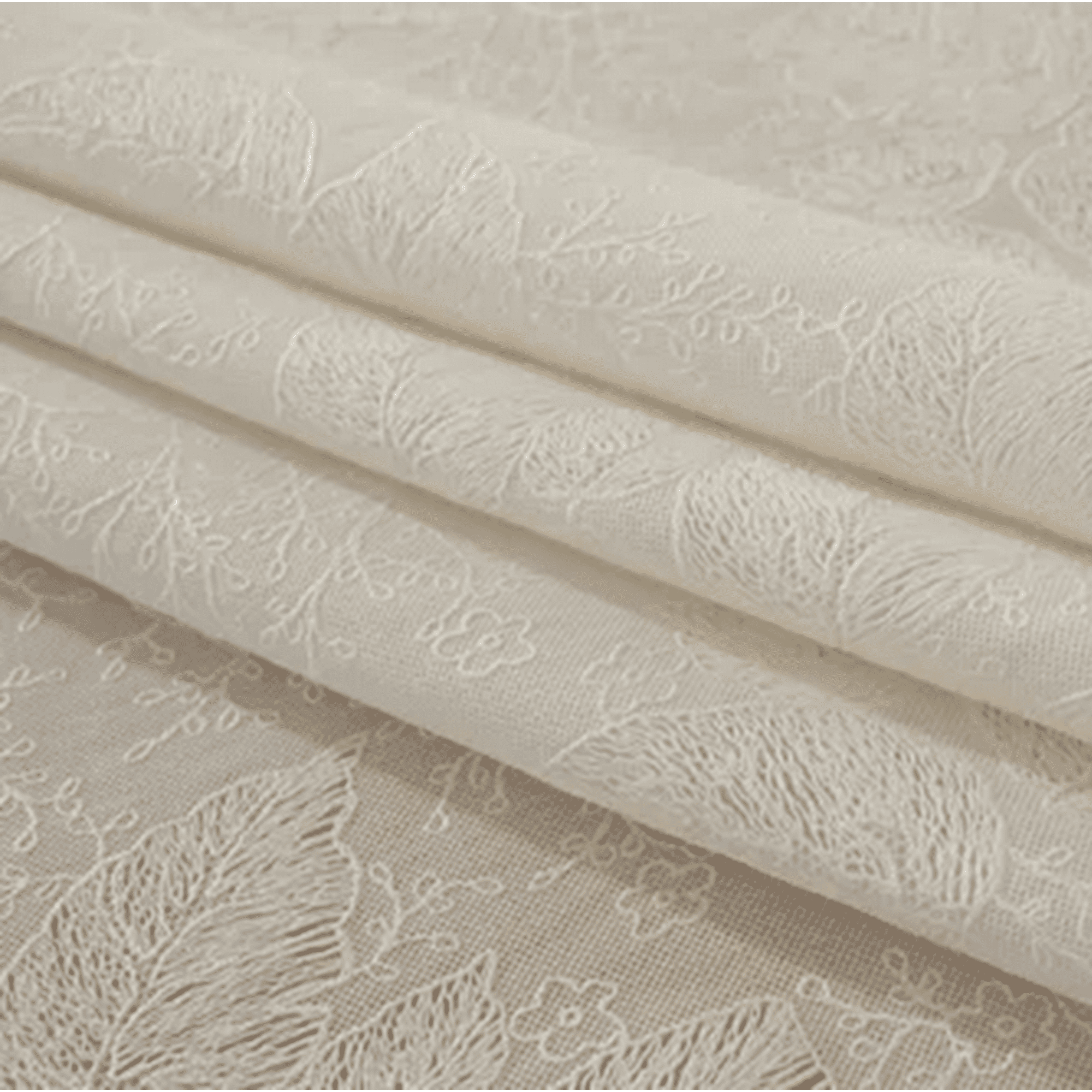 Genérico - Mantel Encaje 3d Francés 140x300 10 Personas