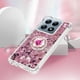 thumbnail image 4 of Funda Para Xiaomi 14t Pro Con Brillo Líquido, Protección Completa Y Soporte De Anillo Giratorio, 4 of 4