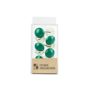 Decoexpress - Set Ganchos Poliresina Verde