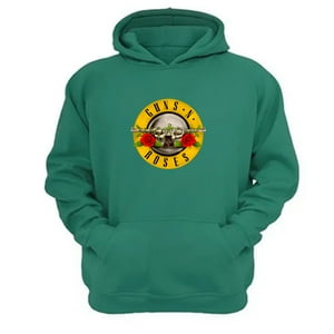 Genérico - Polerón Canguro Guns N´ Roses Verde Aguamarina Talla Xl Unisex