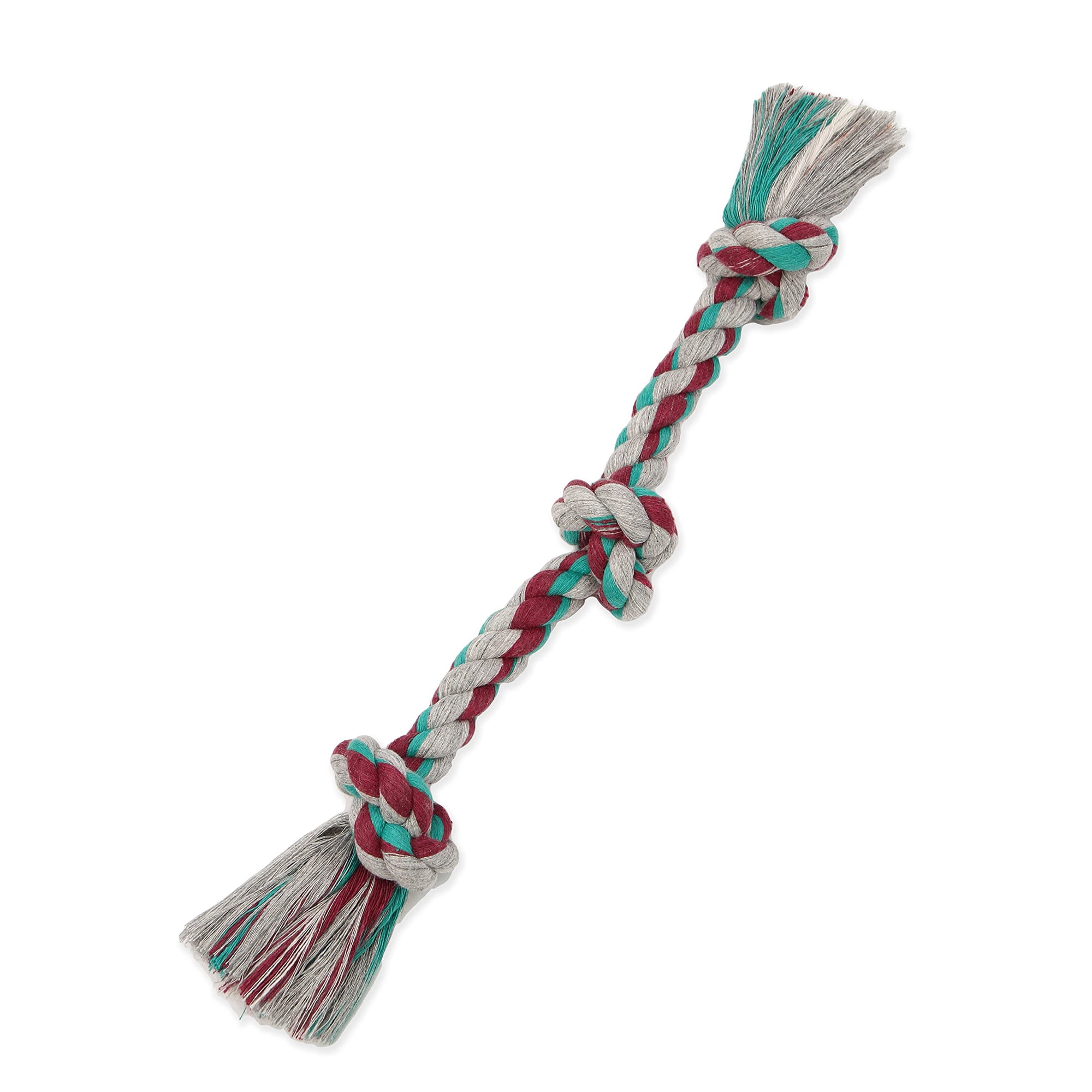 Mammoth Pet Products - Tira De Cuerda De Colores Para Perros Pequeños, Con Hilo Dental, Masticables, Para Perros Pequeños