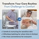 thumbnail image 3 of Toallitas de baño Nurture Valley Rinse Free para adultos, paquete de 40, 3 of 8