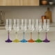 thumbnail image 2 of Display 6 Copas Champagne 176mL Flute Versalles Pie Color, 2 of 3