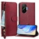 thumbnail image 4 of FOXDOCK Funda Tipo Cartera para T-Mobile REVVL 8 Cuero PU con Cremallera y Correa de Muñeca, Ranuras para Tarjetas, Soporte Plegable, Cierre Magnético, 4 of 5