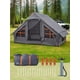 thumbnail image 1 of Tienda de campaña inflable SANHOVO para acampar de 2 a 4 personas, color gris, 1 of 7
