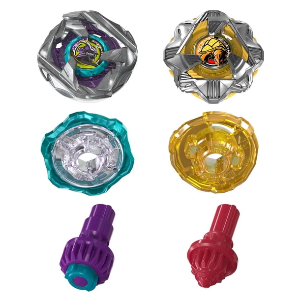 Beyblade X Calibur Samurai 6-70M y Obsidian Shell 3-85S | Lider