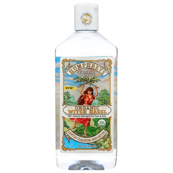 Astringente de Hamamelis Orgánico Humphrey's 473 mL para Rostro y Cuerpo