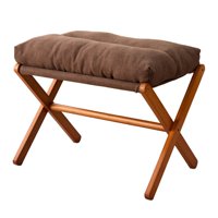 Magideal - Taburete De Tocador, Accesorios Para Reposapiés, Reposapiés De Escritorio Debajo Del Escritorio, Regalo, Reposapiés Plegable, Taburete Para Sofá, Sala Marrón