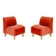 thumbnail image 1 of Set Poltrona Soft 1C Felpa 05 Naranja, 1 of 5