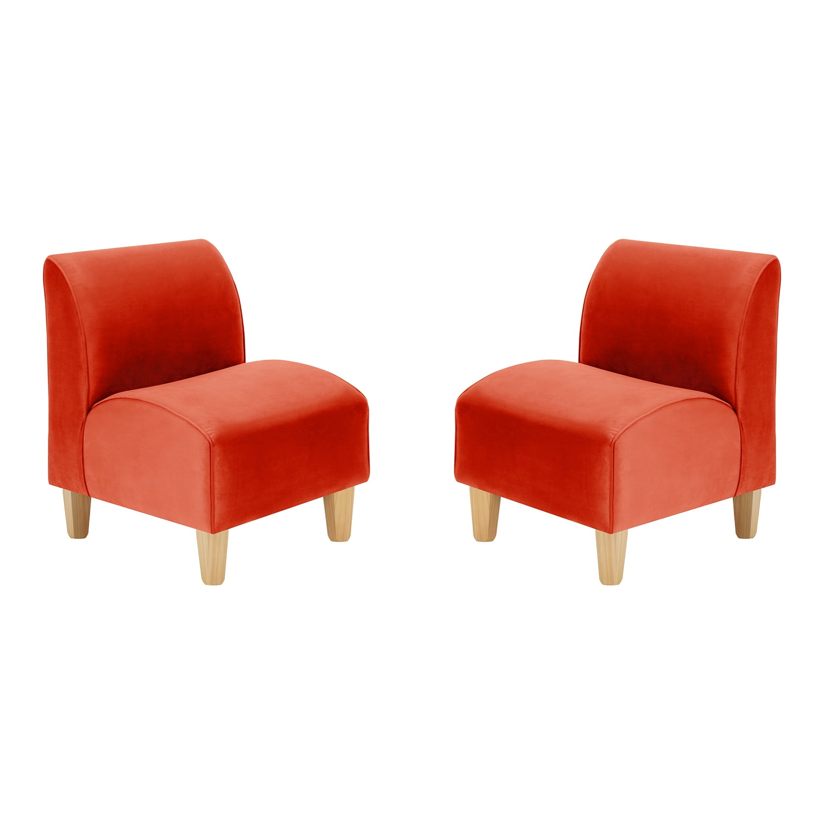 Bodevir - Set Poltrona Soft 1c Felpa 05 Naranja