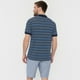 thumbnail image 2 of Polera Hombre Piqué Rayas Navy Corona, 2 of 5