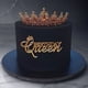 thumbnail image 4 of Adorno acrílico para tartas QPARTYFIRE Happy Queen Birthday Queen, 4 of 5