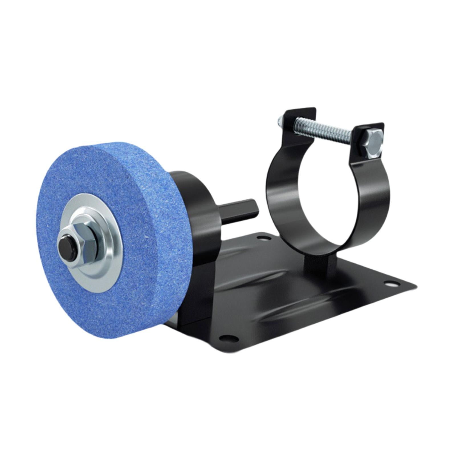 Ioensy - Soporte De Corte Para Taladro Eléctrico Que Se Convierte En Amoladora Con Disco De Amolar Azul
