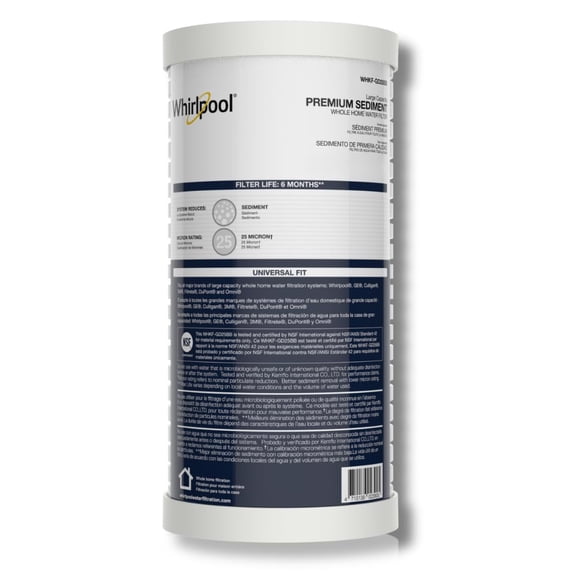 Filtro De Sedimentos De Gran Capacidad Para Toda La Casa Whkf Gd25bb