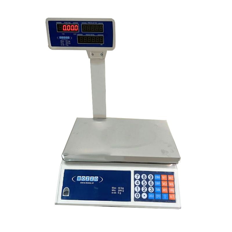 Bozzo - Balanza Eco 40 Kg Con Visor Aereo