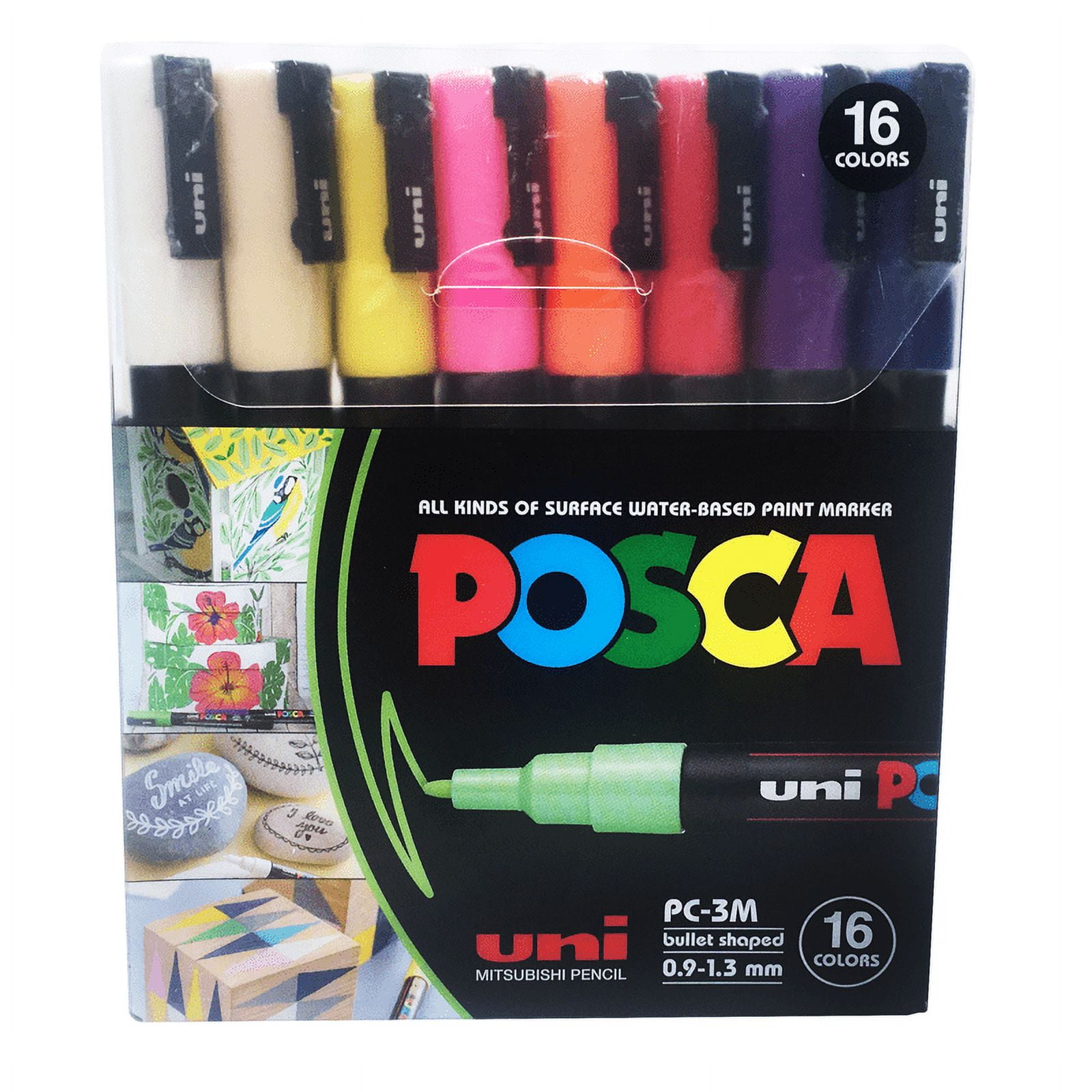 Marcadores Posca 3m Set 16 Colores Basicos