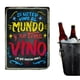 thumbnail image 2 of Cartel quincho metálico vino 30x20 cm, 2 of 3