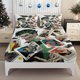 thumbnail image 1 of Justice League Fitted Sheet Set a Visual Feast of Classic Characters Confronting Archenemies Gotham City'S Dark Knight And Son of Krypton Pattern Mattress Prote, 1 of 1