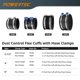 thumbnail image 5 of Brazalete flexible para control de polvo POWERTEC 70149-P2 de 10 cm con abrazaderas de acero, 5 of 7