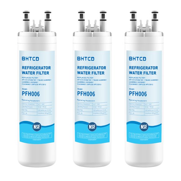 Filtro de agua para refrigerador Frigidaire FFSS2615TS, FFSS2615TE, FFSS2615TP, LFSS2612TE, LFSS2612TF, FFHS2611PF, FFHS2611LW, FFSS2625TS, FFHS2622MS, FFSS2315TS, LFSS2612TP - filtro de repuesto