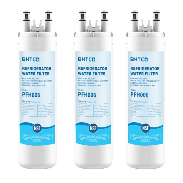 Filtro de agua para refrigerador Frigidaire FFSS2615TS, FFSS2615TE, FFSS2615TP, LFSS2612TE, LFSS2612TF, FFHS2611PF, FFHS2611LW, FFSS2625TS, FFHS2622MS, FFSS2315TS, LFSS2612TP - filtro de repuesto