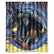 thumbnail image 1 of Cortina de ducha con fondo egipcio de Anubis, juego de cortinas de baño con ganchos, tamaño 60 x 72 pulgadas, 1 of 3
