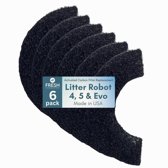 Filtro Fresh Headquarters para Litter Robot 4/5/Evo - Pack de 6