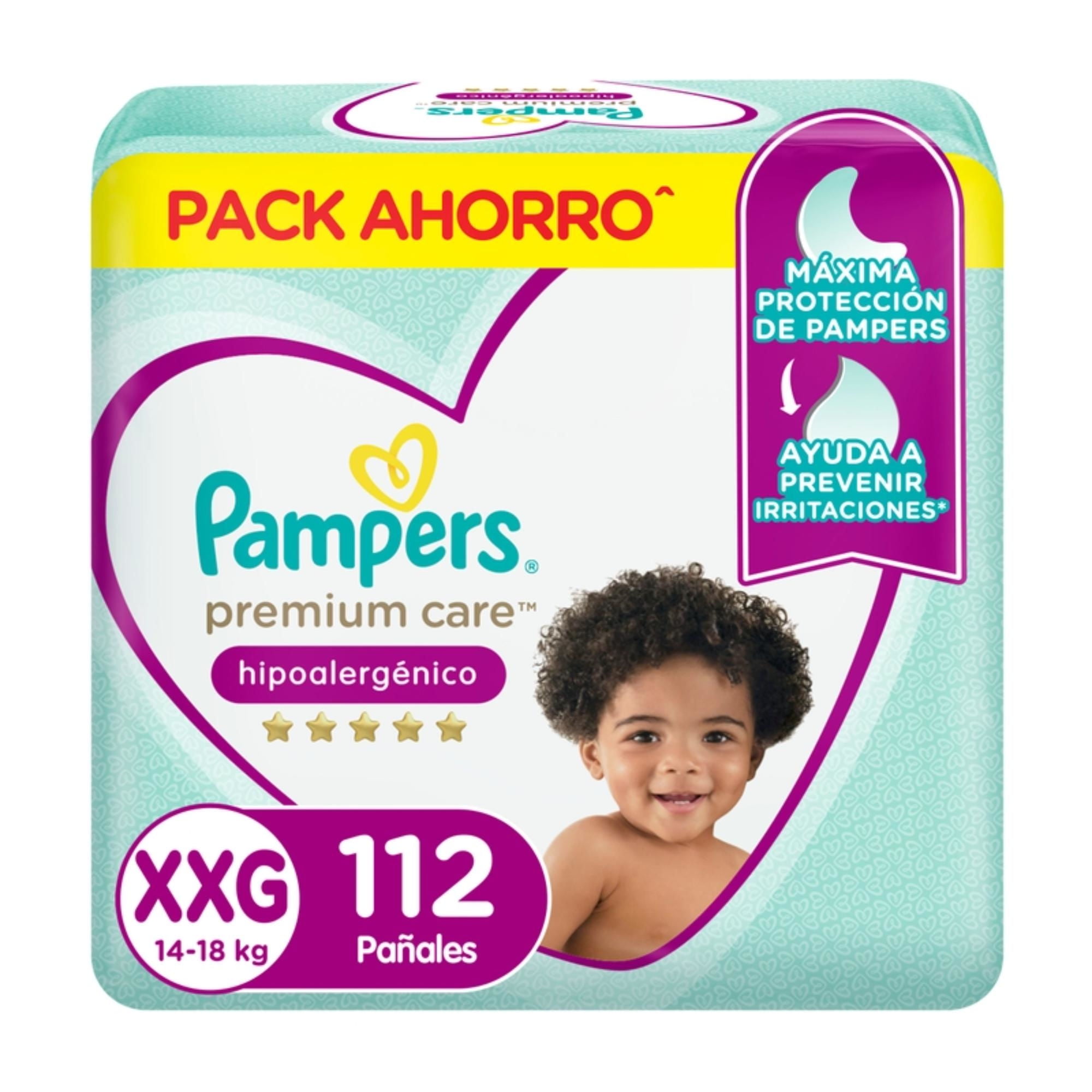Pañales Desechables Pampers Premium Care Talla Xxg