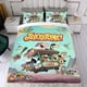 thumbnail image 4 of Jellystone Conjunto de sábanas temático, trío de piezas, cómodo y amigable con la piel, diseño único, regalo de decoración para el hogar para familiares, amigos y fans,173cm *218cm, 4 of 6