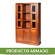 thumbnail image 2 of Vitrina Berlin 3 Cuerpos Madera Nogal Vidrio, 2 of 4
