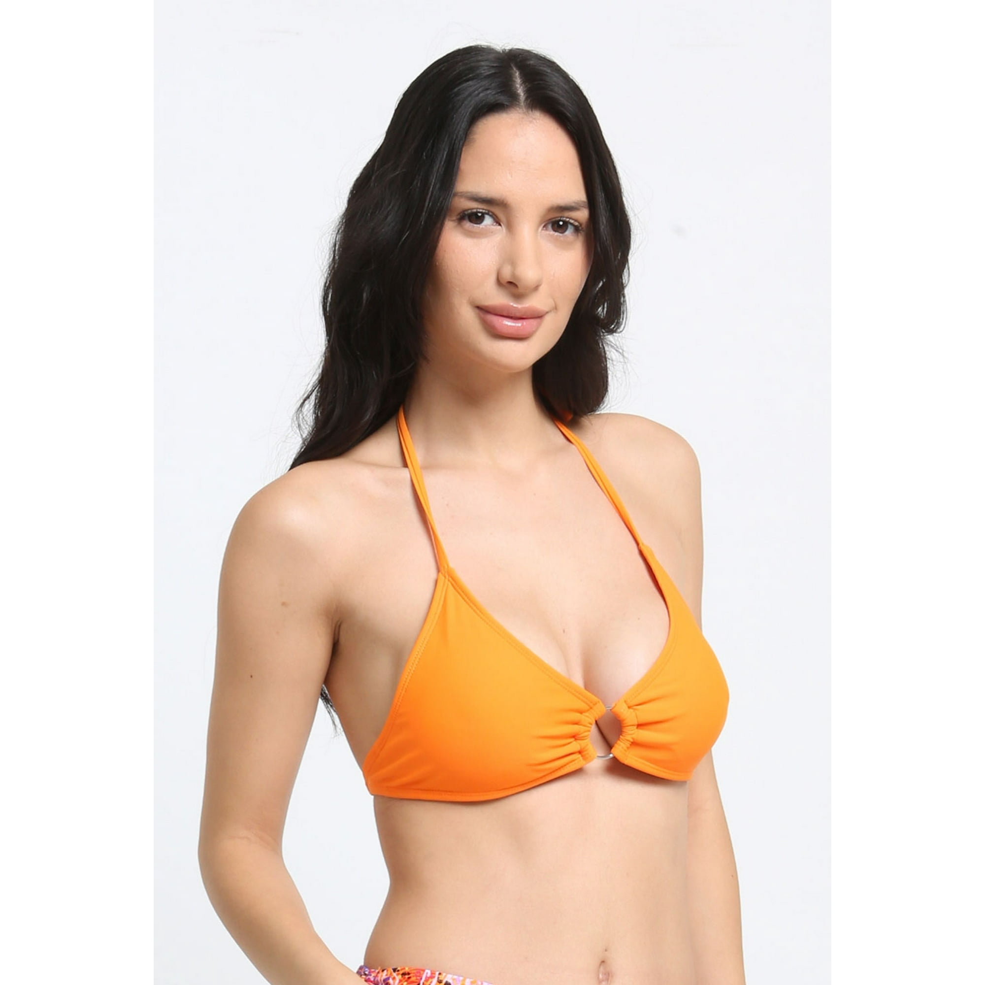 Samia - Bikini Triangulo Argolla Central Naranjo M