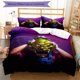 thumbnail image 1 of 3pcs Bedding Set Duvet Cover Closure Includes 1 Duvet Cover & 2 Pillowcases for All Seasons Bedroom Decor, Home Dorm High-Definition Print Goosebumps The Haunted Mask A270, 1 of 1