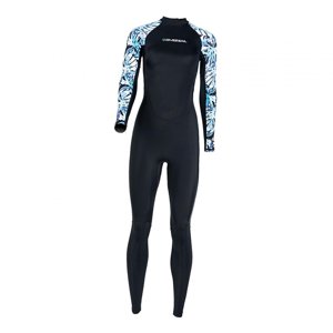 Ioensy - Traje De Neopreno Para Mujer, Traje Húmedo De Manga Larga De Secado Rápido Para Surf, Deportes Acuáticos, Buceo L Negro