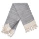 thumbnail image 4 of Toalla de mano BAY LAUREL 38 x 66 cm Gris – Pack de 2, 4 of 9