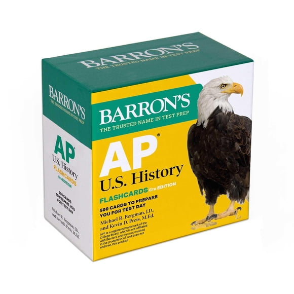 Tarjetas de estudio Barron's AP U.S. History 6ª edición