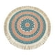 thumbnail image 5 of Mantel Individual Redondo 33cm Tejido Hecho A Mano Borla Boho Tejido Para Mesa Cocina Decoración Estilo C, 5 of 5