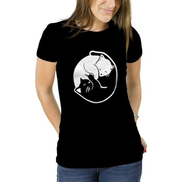 Polera Talla XL diseño gatitos gato - Mujer