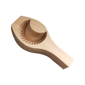 Magideal - Prensa Manual De Madera Para Moldear Mamoul, Hecha A Mano, Práctica Para Hacer Galletas Rellenas De Dátiles Para La Cocina, Reuniones Familiares De Luna Pequeña