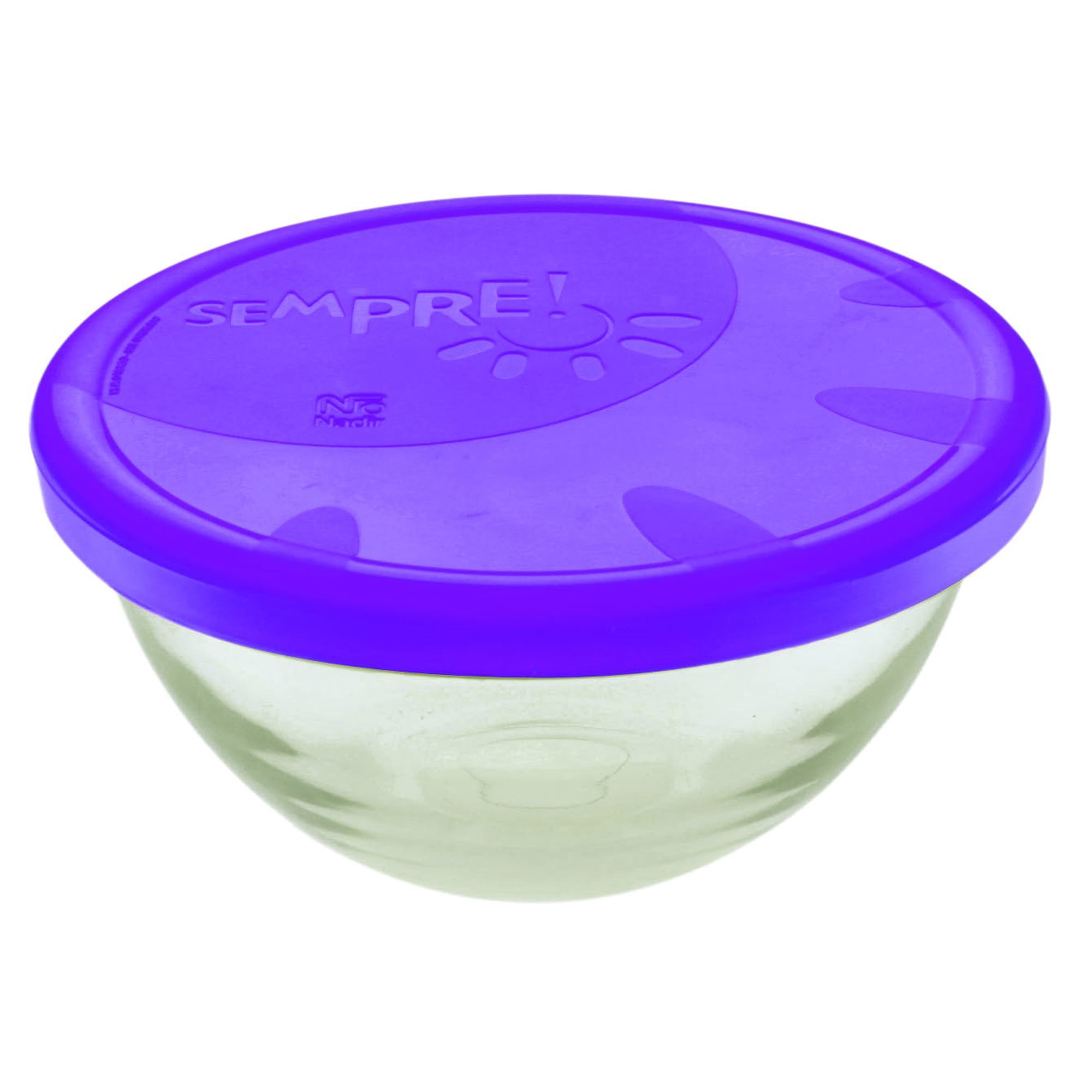 Imahe - Bowl Vidrio Con Tapa 500 Ml