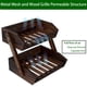 thumbnail image 4 of Fruit Basket Dorhors, organizador de cocina de 2 niveles, madera, 4 of 7