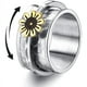 thumbnail image 5 of 1pc Punk Stainless Steel Butterfly Anxiety Ring - Unisex Rotating Fidget Spinner for Stress Relief & Wedding Parties!, 5 of 5