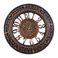 Magideal - Relojes De Pared Creativos, Reloj Redondo Colgante Que No Hace Tictac, Funciona Con Para Cocina, Aula, Dormitorio, Decoración De Oficina